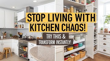 "Say Goodbye to Kitchen Clutter – Easy & Smart Storage Hacks!"!"