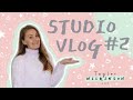 STUDIO VLOG | 2 | Christmas orders | Decking the halls | OH and my husband cuts my hair!!