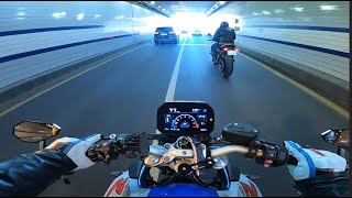 [Ep.5] BMW F900R / BMW S1000R / Exhaust Sound/ Slippery road / Akrapovic Carbon Slip-on/ motorcycle