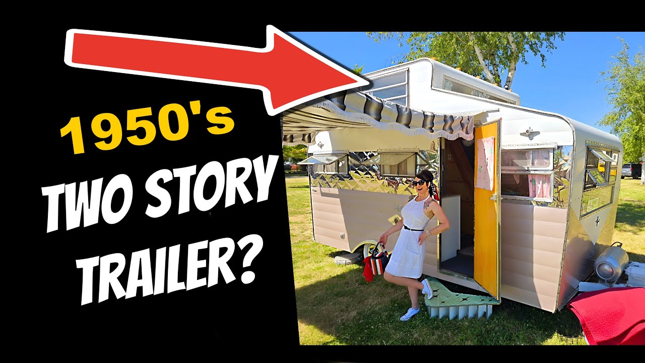 Единственный в своём роде! Потрясающий двухэтажный трейлер Starkraft 1950-х годов