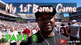 PART 2! My 1st Alabama home game experience! GAME DAY!  FULL VIDEO #wedalife #rolltide