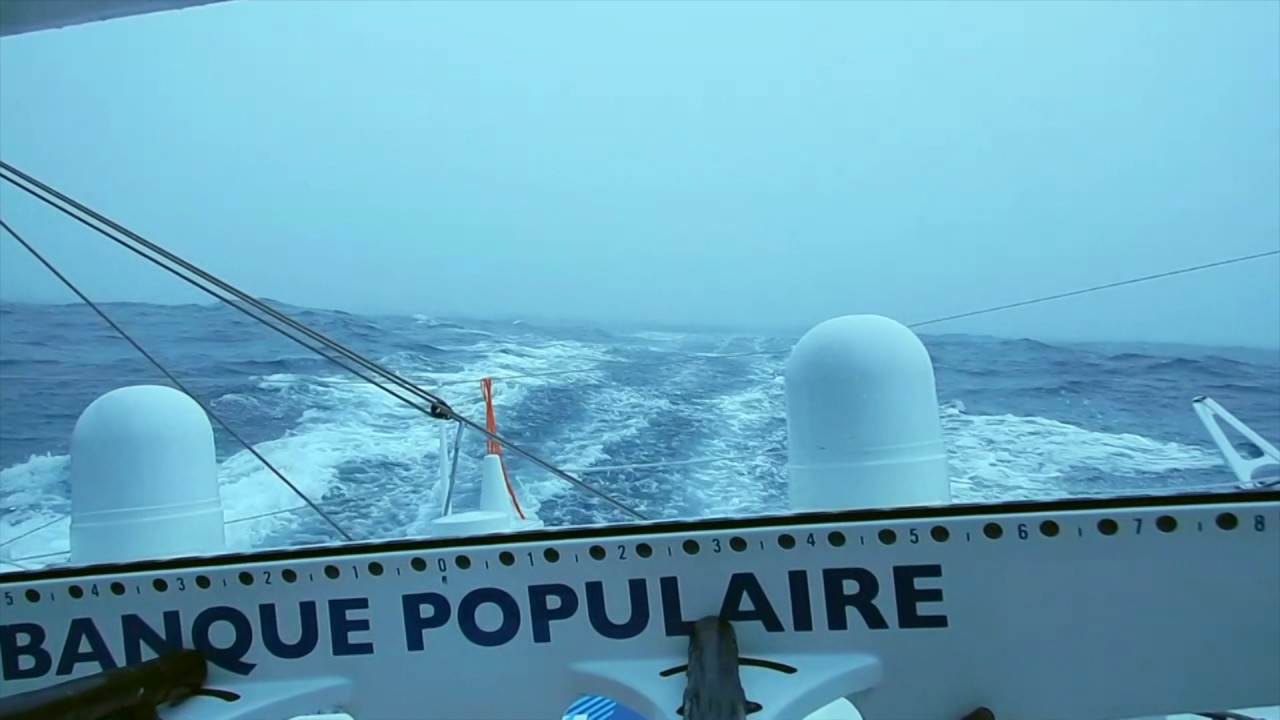 J40 : Armel Le Cléac'h en bordure du cyclone / Vendée Globe