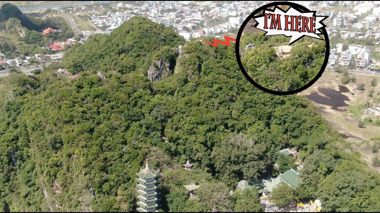 Climbing Marble Mountain and I survived.