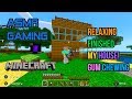 Asmr gaming  minecraft relaxing finished my house gum chewing controller sounds