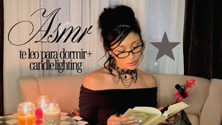 Te leo para dormir (Jane Eyre) + Candle lightning / ASMR 🖤📖🕯️