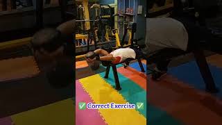 ❌ Wrong Exercise ❌ Vs ✅ Correct Exercise ✅ Dumbbell Pullover Workout 🔥 in Gym. #shorts #bodybuilding