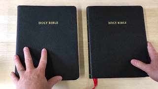 Bible Review: Two ESV Wide Margin Bibles from Cambridge in Goatskin & Calf-split leather