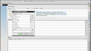 NX Part Navigator Column Settings