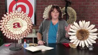 Inspired by Pinterest: Wreath Made from Book Pages