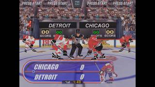 Wayne Gretzky's 3D Hockey 1996 - Match Gameplay (Teknoparrot) screenshot 1