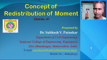 Concept of redistribution of moments