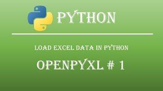 How to Load Excel in Python. Openpyxl Tutorial #1