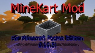 MineKart Mod for MCPE 0.10.5! Drive High Speed Minecarts Anywhere! screenshot 1