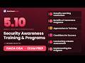 ISACA CISA 5.10 - Security Awareness Training & Programs - Exam Prep