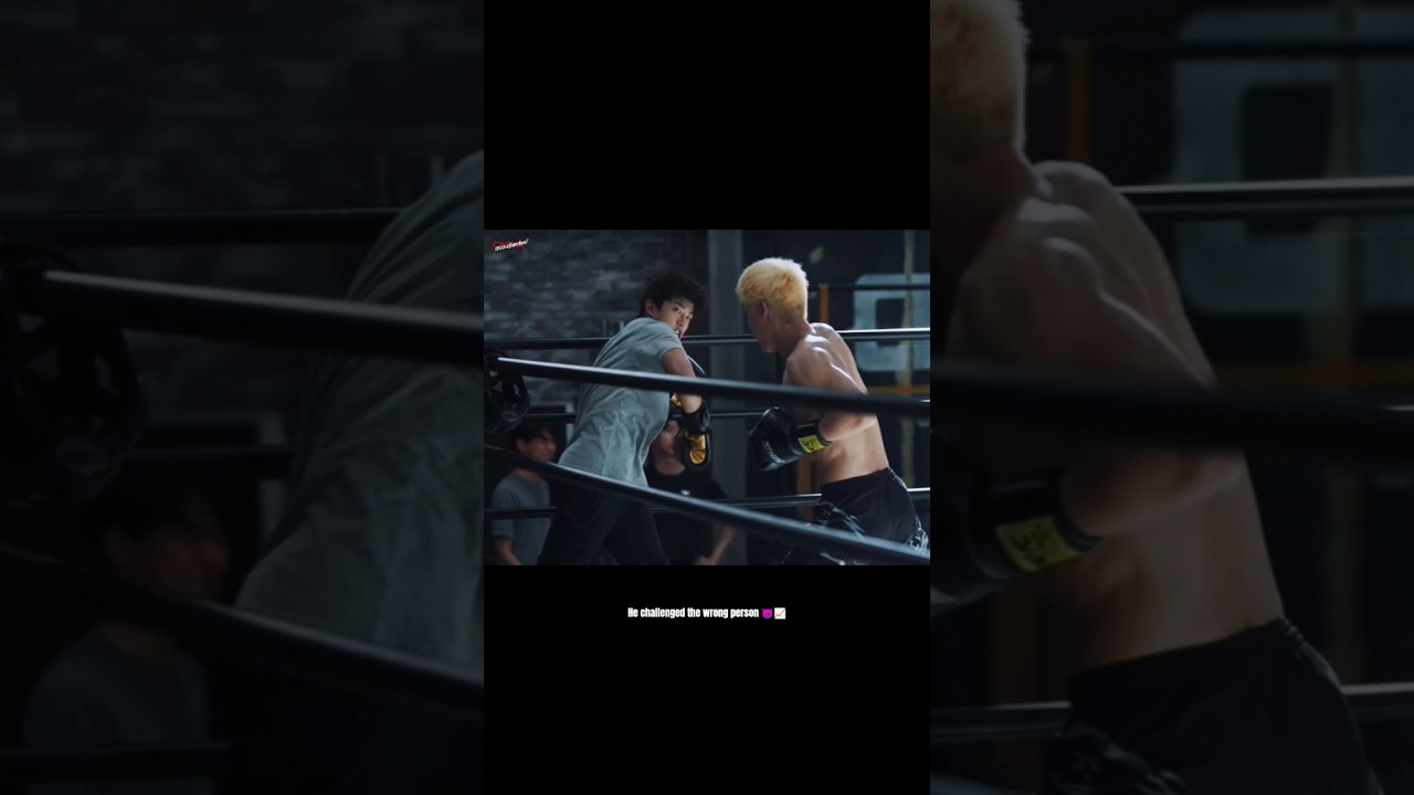 He Challenged the wrong person 👿#sharkthestorm #series #korean #kdrama #boxing #highschool