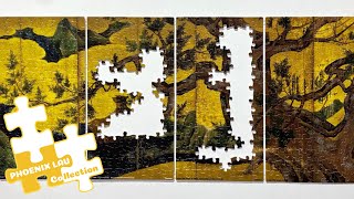 Cypress Tree (Plastic puzzle). 480 pieces (Closeup video)