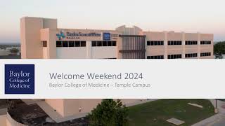 BCM 2024 Welcome Weekend, Dr. Papaconstantinou, "I Wish I Knew Then ... A 30 Year Perspective"