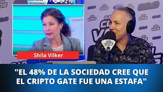 Shila Vilker habló sobre cómo repercutió en la sociedad el escándalo cripto de Milei
