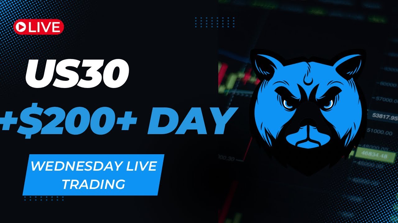 +$200 Trading US30 Today | Daily Live Forex Prop Firm Trading Ep. 109