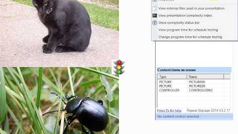 Repeat Signage Controls - Controller control