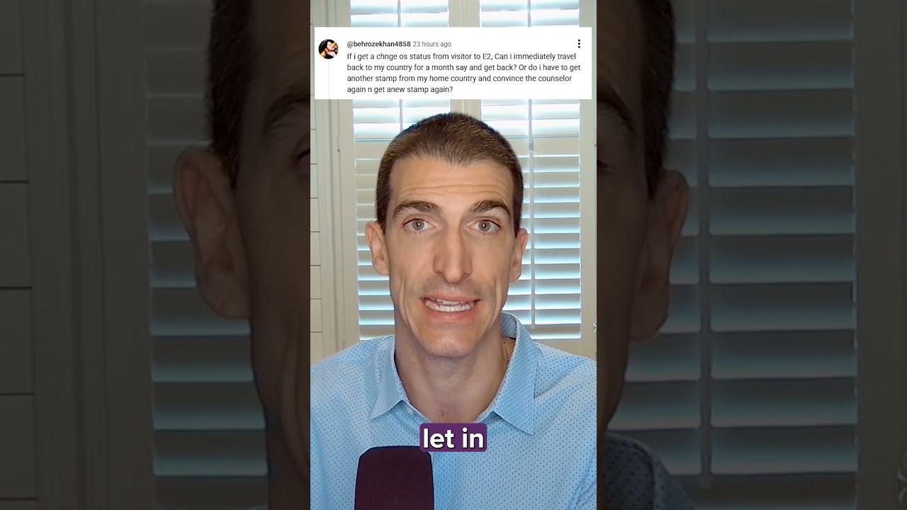 Уже в США? Правда об изменении статуса по визе E2 и собеседованиях.