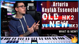 🎹 Arturia KeyLab Essential: NEW vs OLD: What's New? | Mk3 vs Mk2