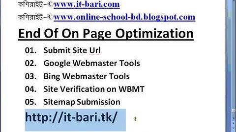On Page Optimization  SEO Bangla Tutorial   Part 30