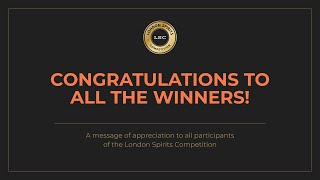 Congratulations to all the Winners! | 2024 London Spirits Competition