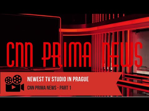 CNN Prima News – Two-Floor TV Studio with 1,400m of LED Strips and 120m² LED Wall