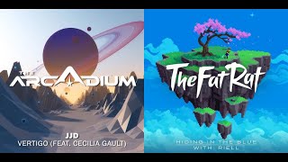 JJD - Vertigo (Feat. Cecilia Gault) & TheFatRat & RIELL - Hiding In The Blue [Chapter 1] Remix
