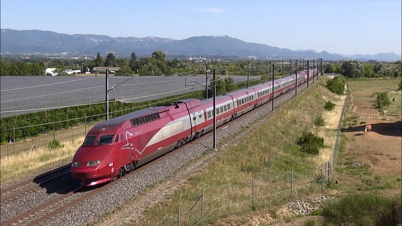 Thalys Estival de retour de Marseille - YouTube