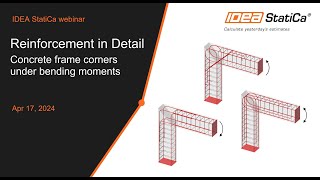 Reinforcement in Detail - Concrete frame corners under bending moments