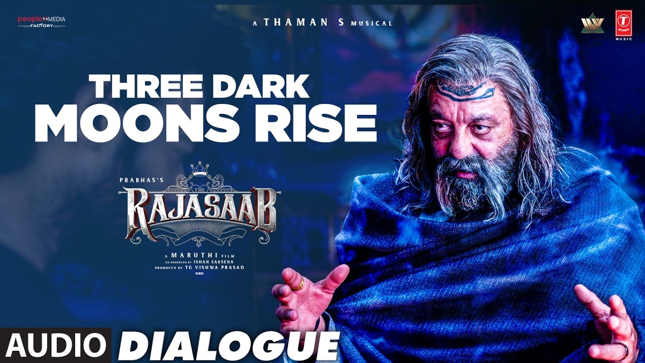 "Three Dark Moons Rise" - The Rajasaab Dialogue | Prabhas | Sanjay Dutt | Nidhhi | Warina