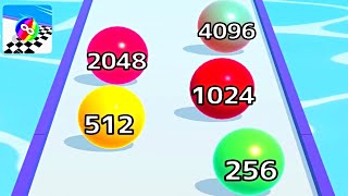 Ball Run Infinity Number Up To (128M, 256M, 512M, 1024M) ! All Levels Gameplay Part 53 android, ios screenshot 5