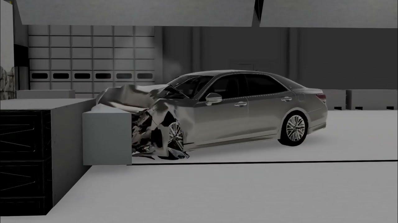 Toyota crown crash test YouTube