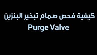 كيفية فحص صمام تبخير البنزين purge valve