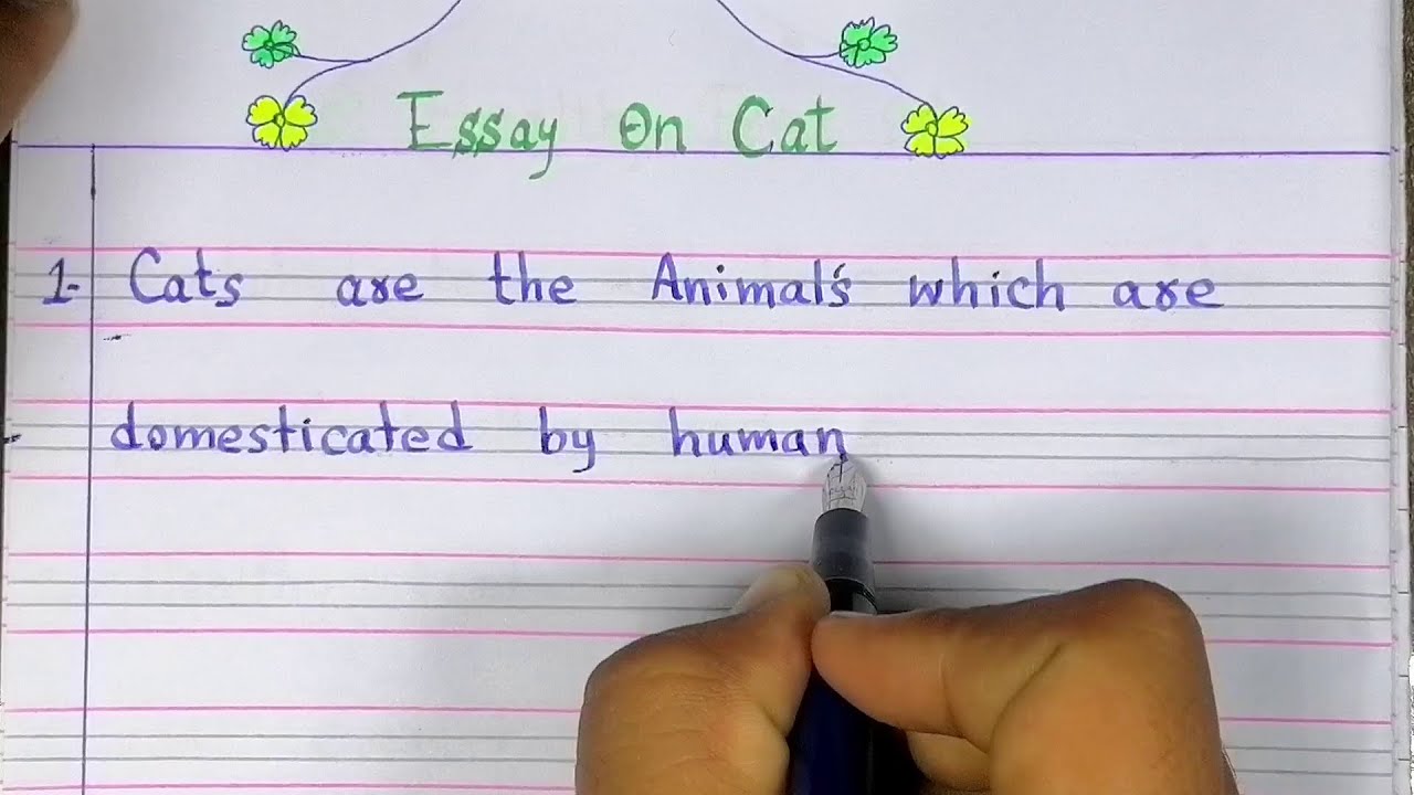 50 Word Essay On Cat | 50 Word Essay