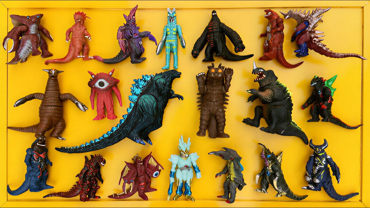 Monster Action Figur Kaiju Antlar Galactron Saramandora Grand King Five King Grigio Bone Gomora