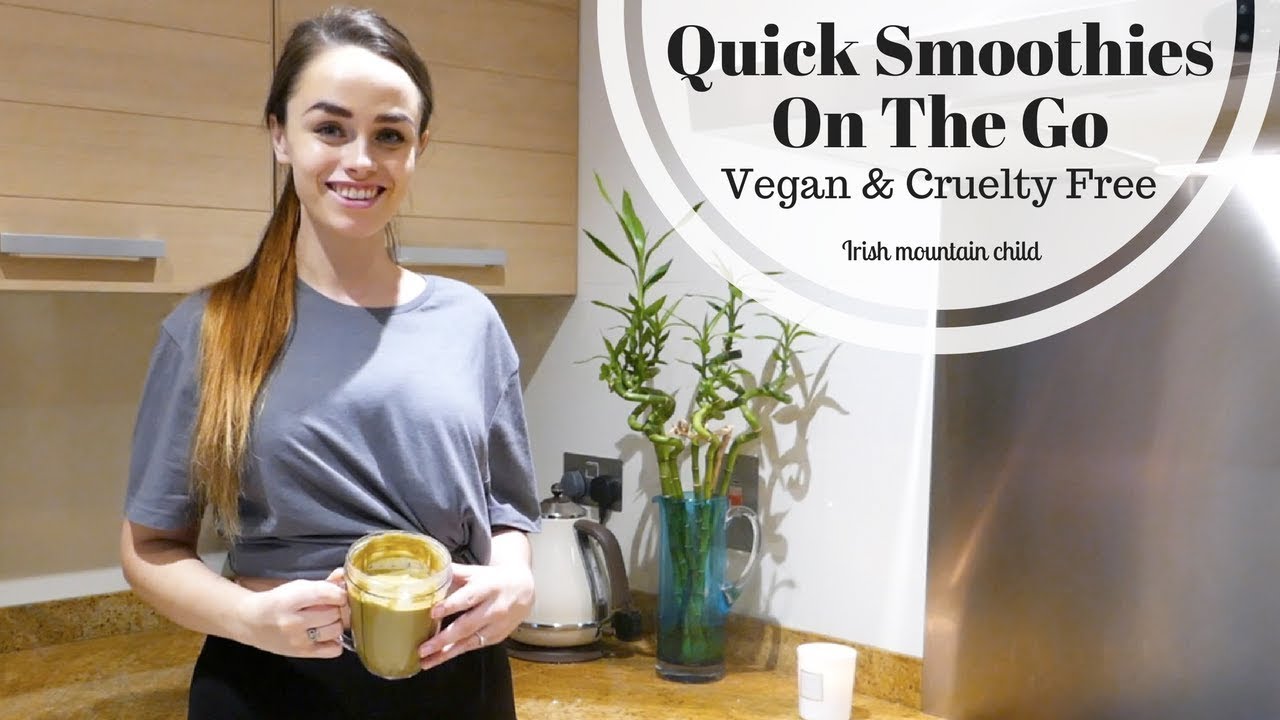 Quick Smoothies On The Go // Vegan & Cruelty Free
