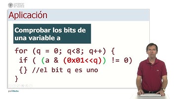 Operadores de desplazamiento de bits |  | UPV