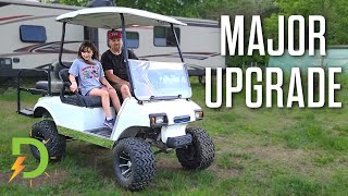 Golf Cart Upgrade, Lead to Lithium Battery, EG4