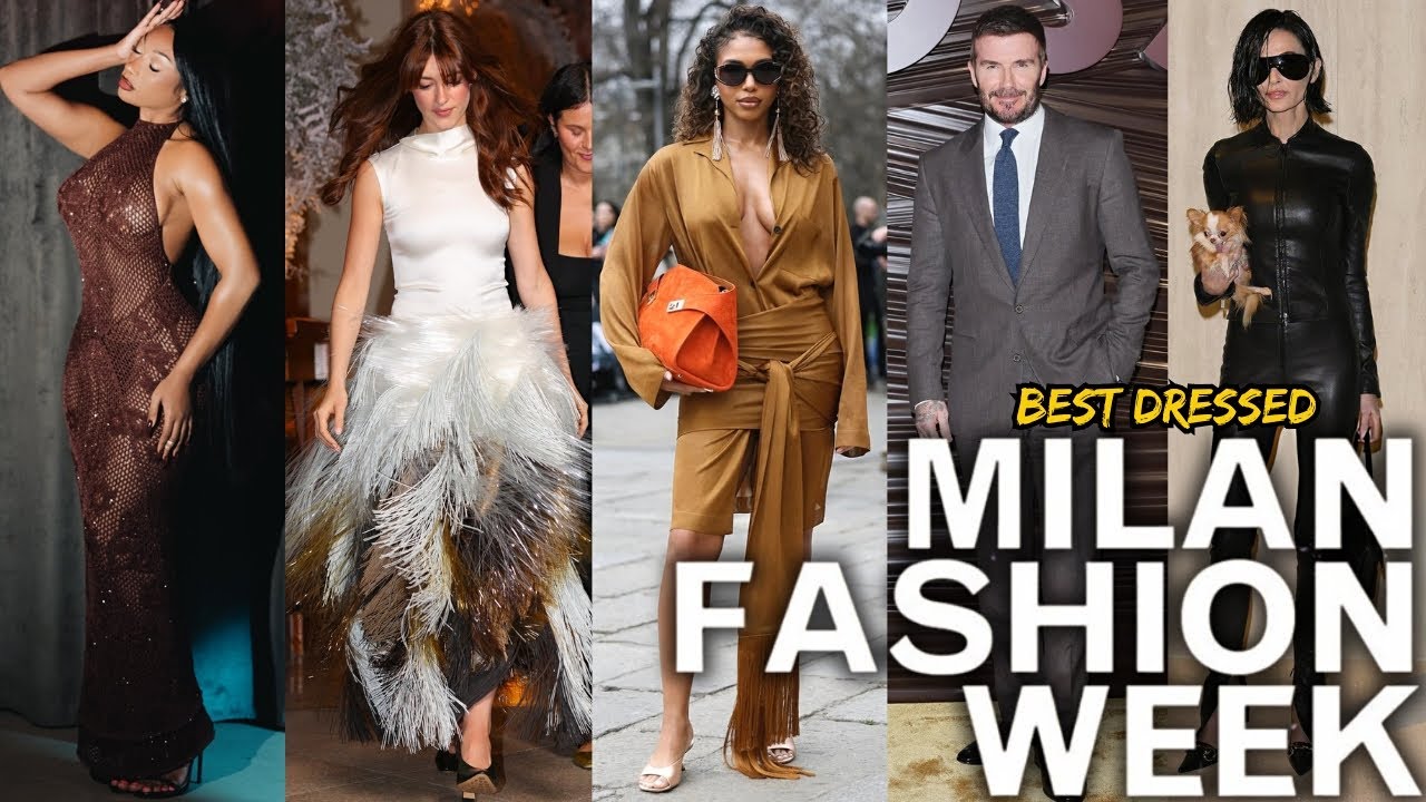 TOP 10 BEST DRESSED CELEBRITIES AT MILAN FASHION WEEK 2026! (fw26)