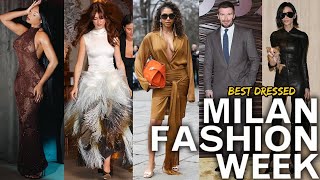 TOP 10 BEST DRESSED CELEBRITIES AT MILAN FASHION WEEK 2026! (fw26)