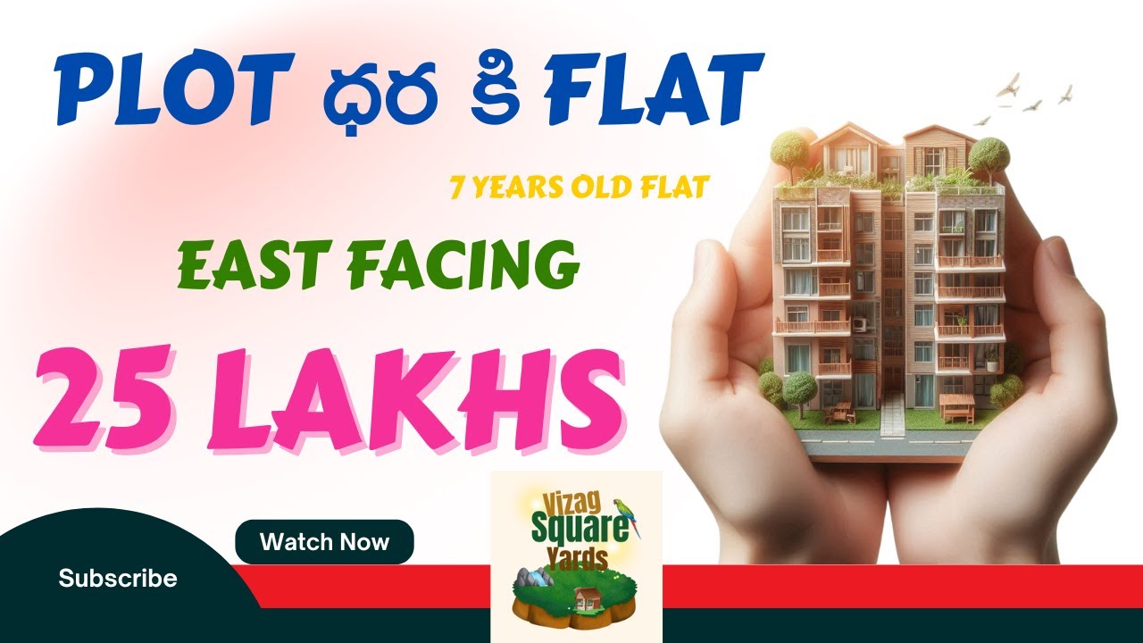 Unbelievable Deal! East Facing Flat in Vizag for Just ₹25 Lakhs Must Watch!