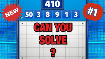 Countdown Numbers Puzzle #1 Can You Solve It In Time? #countdown #numbers #braintrain
