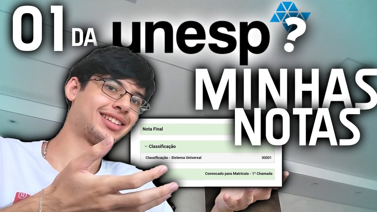 Resultados Unesp 2026! Tudo sobre minhas notas e desempenho, passei?