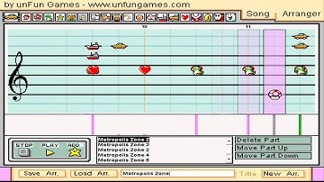 Mario Paint Composer - Sonic the Hedgehog 2 - Metropolis Zone