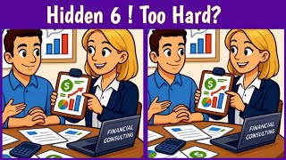This Puzzle Will Trick Your Eyes 👀 | Find 6 Differences!