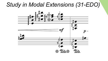 (31-EDO) Study in Modal Extensions (2024)