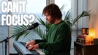 Can’t Focus Try This – Live Piano Study & Work Session (No AI) | 50/10/50